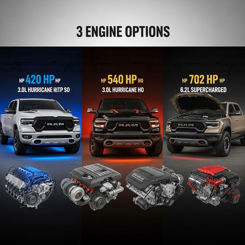 ram_engine what engines are available in the 2026 ram 1500