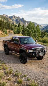 2nd gen Dodge Ram Cummins diesel truck with aftermarket upgrades